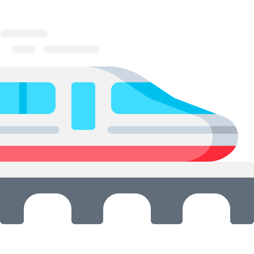 trem de alta velocidade Special Flat Ícone