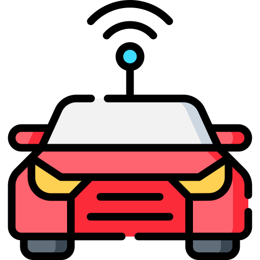 autonomes auto Special Lineal color icon