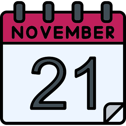 november Generic color lineal-color icono