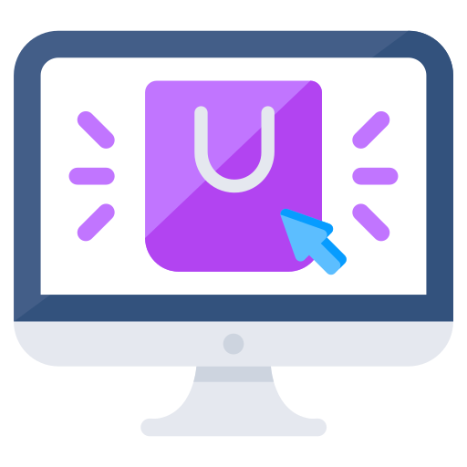 Online shopping Generic color fill icon