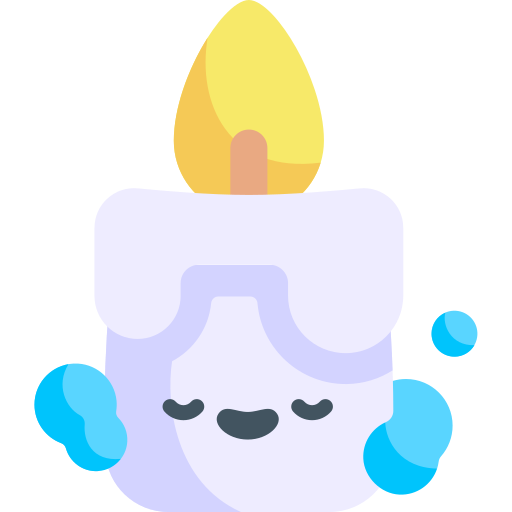 candle Kawaii Flat icon