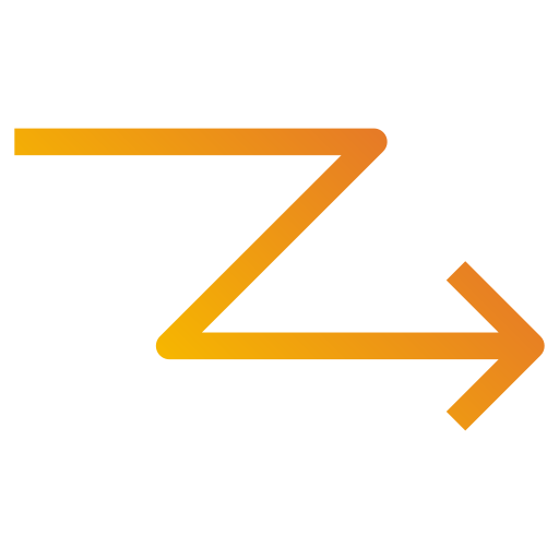 zigzag Generic gradient outline icona
