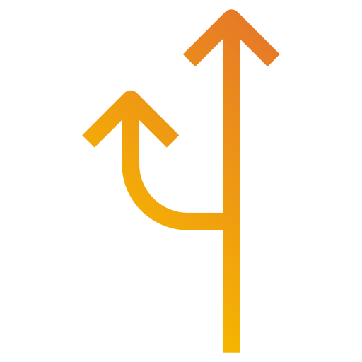 richtungszeichen Generic gradient outline icon