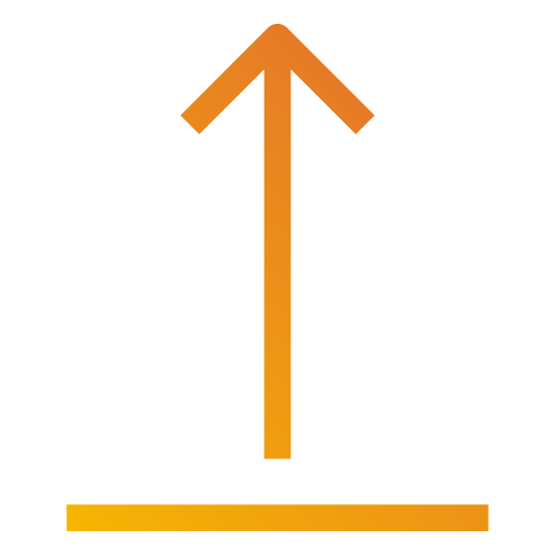 Upward Generic gradient outline icon