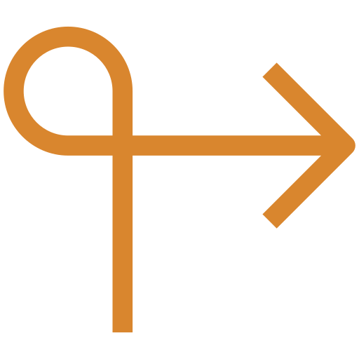 flecha de bucle Generic color outline icono