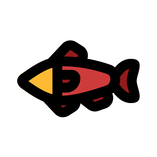 Salmon Generic color lineal-color icon