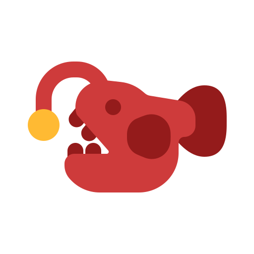 rana pescatrice Generic color fill icona