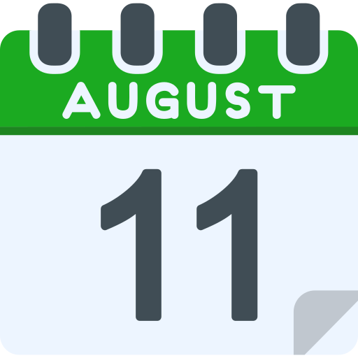 August Generic color fill icon