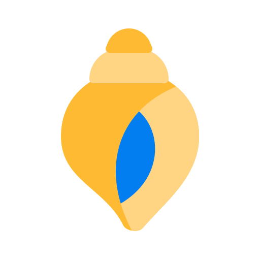 conch Generic color fill icon