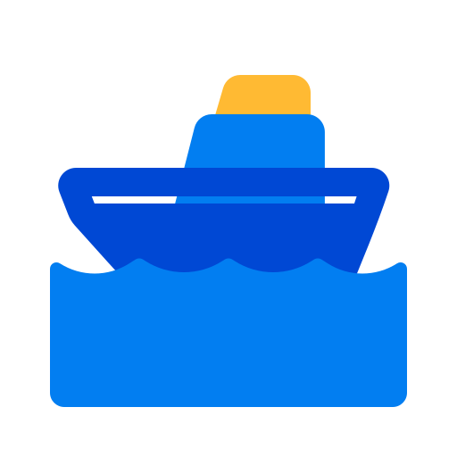 Ferry Generic color fill icon