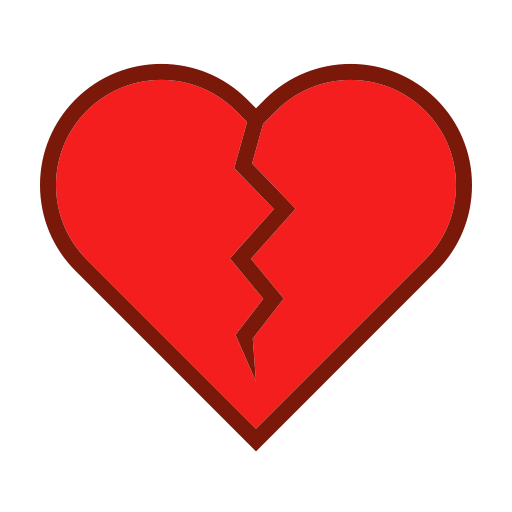 Broken heart Generic color lineal-color icon