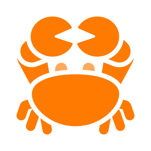crabe Generic color fill Icône