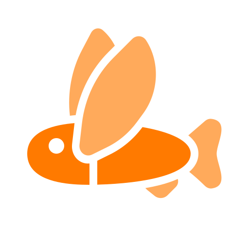 latająca ryba Generic color fill ikona