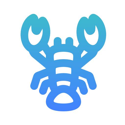 Lobster Generic gradient outline icon