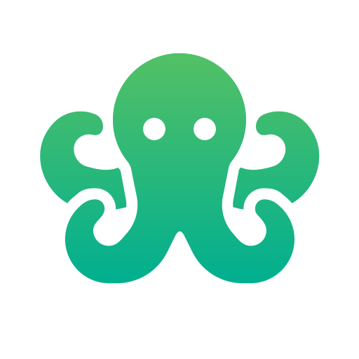 Octopus Generic gradient fill icon