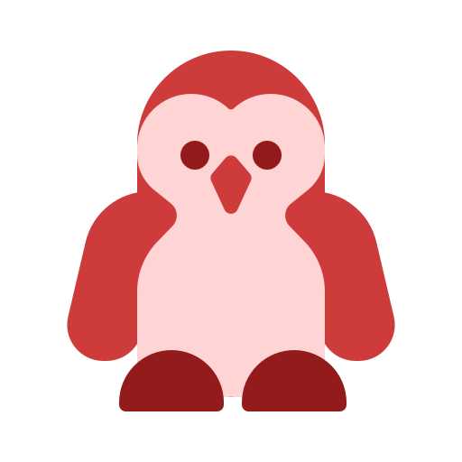 pinguino Generic color fill icona