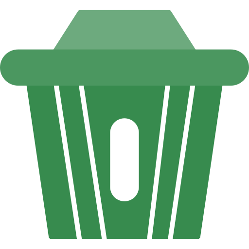 Trash bin Generic Flat icon