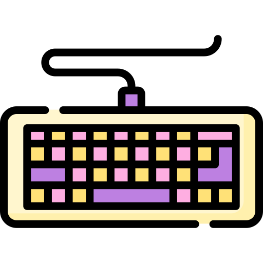teclado Special Lineal color Ícone