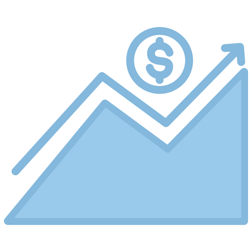 Ganancia financiera Generic color lineal-color icono