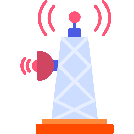 torre di segnalazione Generic color fill icona