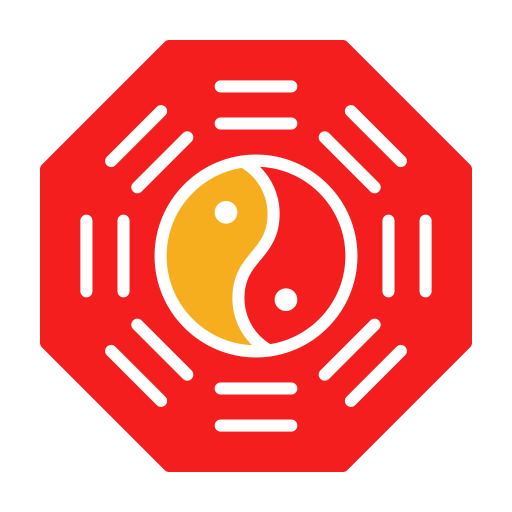 陰陽 Generic color fill icon