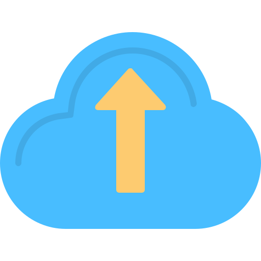 Cloud Uploading Generic color fill icon