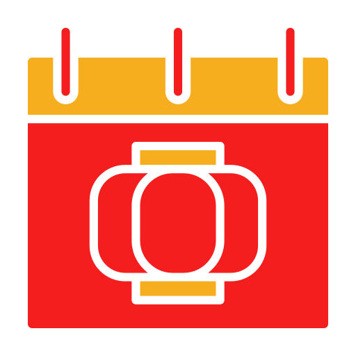 chinese new year Generic color fill icono