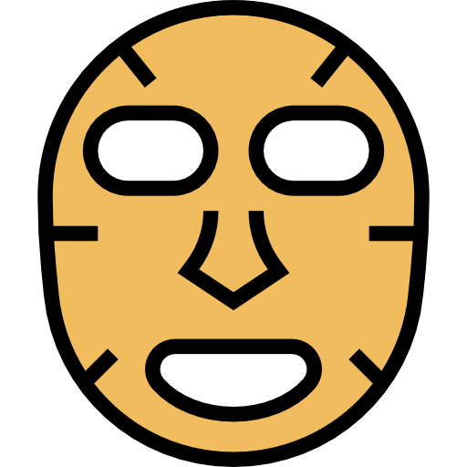 schutzmaske Meticulous Yellow shadow icon