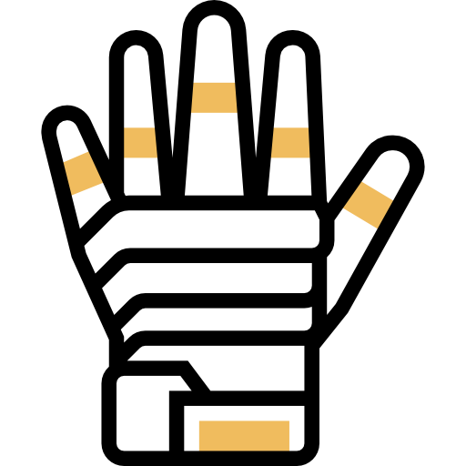 guanti Meticulous Yellow shadow icona
