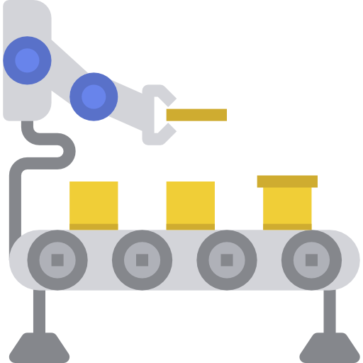 Conveyor dDara Flat icon