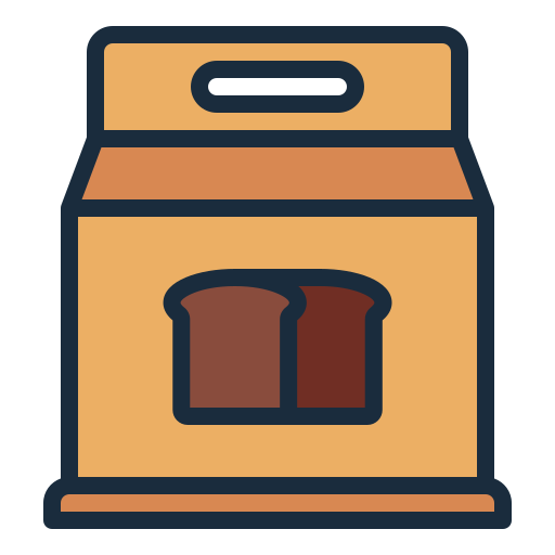 ケーキボックス Generic color lineal-color icon