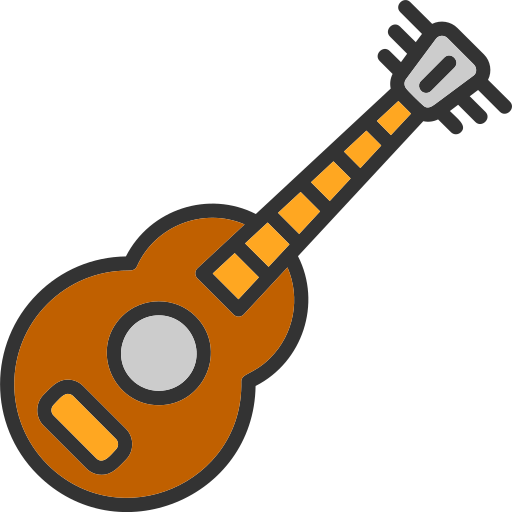 gitarre Generic color lineal-color icon