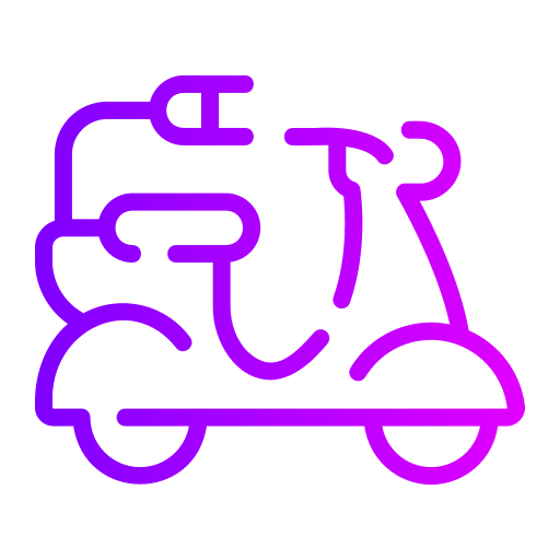 electric scooter Generic gradient outline иконка