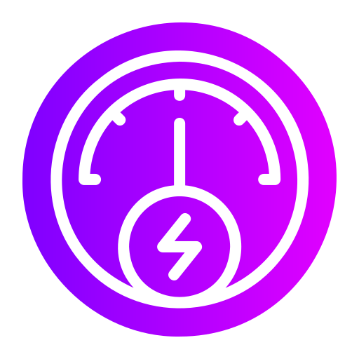 snelheidsmeter Generic gradient fill icoon