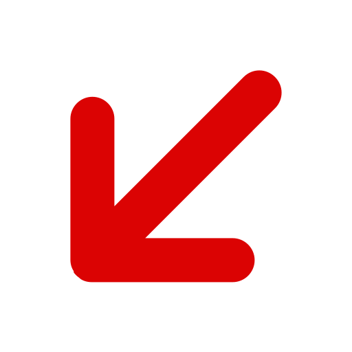 Down left Generic color outline icon