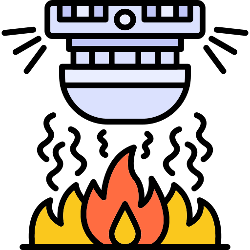 alarma de incendios Generic color lineal-color icono