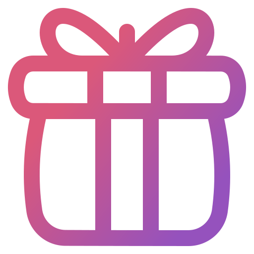 Подарочная коробка Generic gradient outline иконка