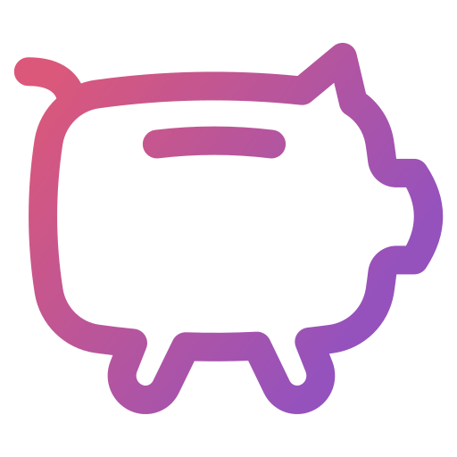 sparschwein Generic gradient outline icon