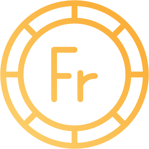 franc Generic gradient outline icon