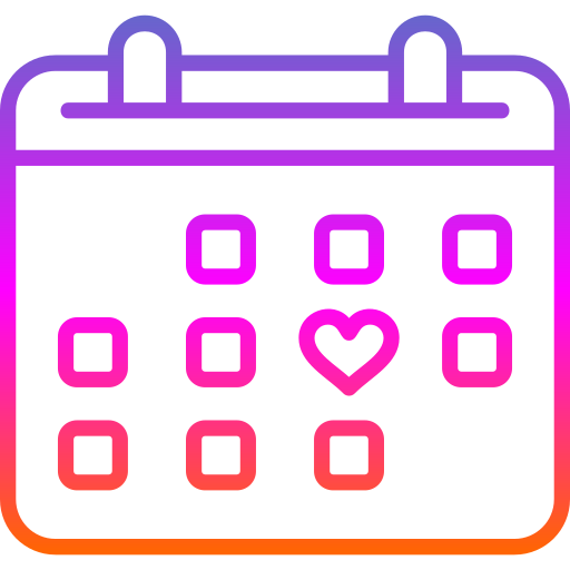 Calendar Generic gradient outline icon