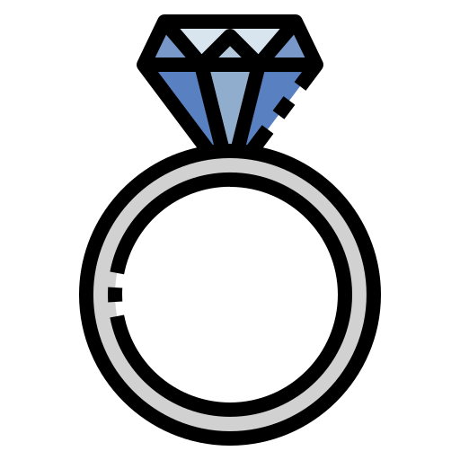 кольцо с бриллиантом Generic color lineal-color иконка