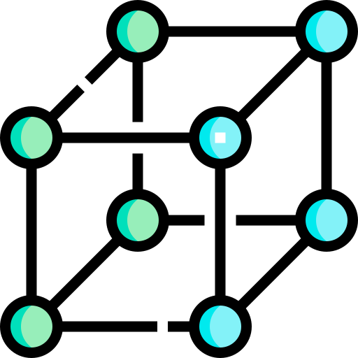 nanotechnologia Detailed Straight Lineal color ikona