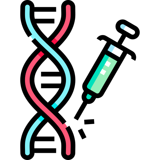 Генетическая модификация Detailed Straight Lineal color иконка