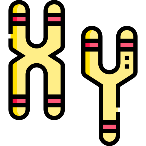 chromosome Detailed Straight Lineal color Icône