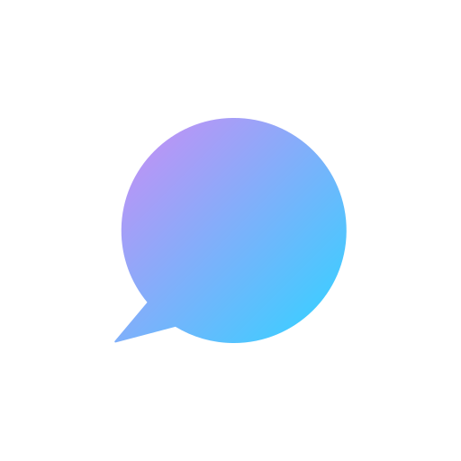 Speech bubble Generic gradient fill icon