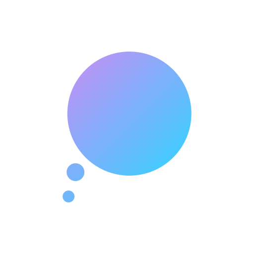 Мыльный пузырь Generic gradient fill иконка