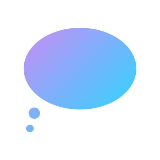 Мыльный пузырь Generic gradient fill иконка