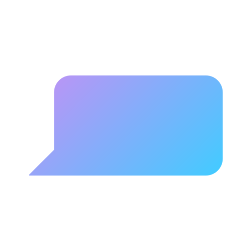 Speech bubble Generic gradient fill icon