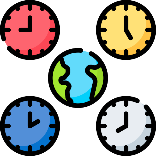 Time zone Special Lineal color icon