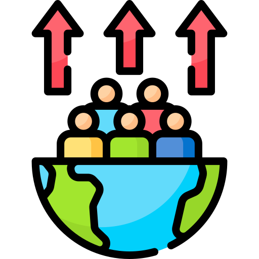 인구 Special Lineal color icon